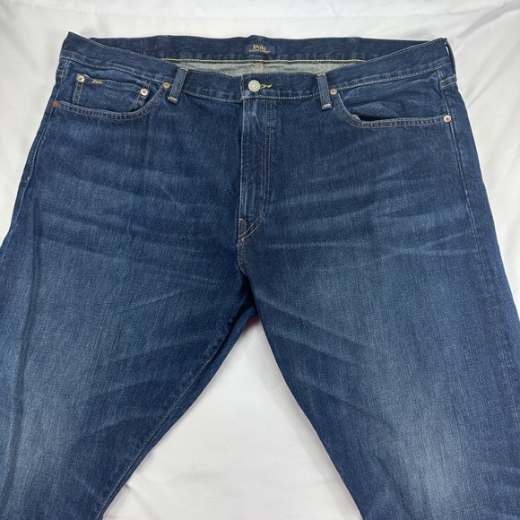 Polo Ralph‎ Lauren Varick Slim Straight Denim Jeans Mens Blue Size 42x32 - Picture 3 of 9